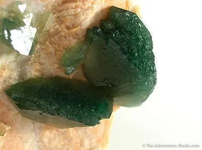 Carbonate-Fluorapatite on Feldspar - image 2