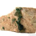 Carbonate-Fluorapatite on Feldspar - image 1
