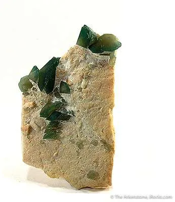 Carbonate-Fluorapatite on Feldspar image