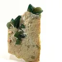 Carbonate-Fluorapatite on Feldspar - image 1