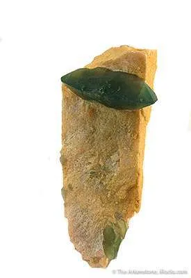 Carbonate-Fluorapatite on Feldspar image