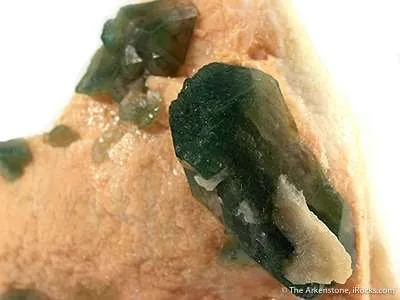 Carbonate-Fluorapatite on Feldspar - image 2
