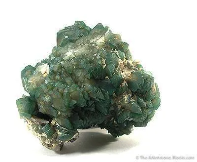 Carbonate-Fluorapatite on Feldspar image