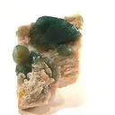 Carbonate-Fluorapatite on Feldspar - image 1