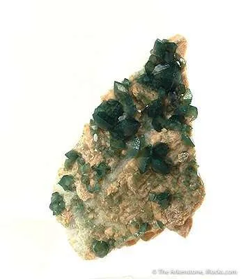 Carbonate-Fluorapatite on Feldspar image