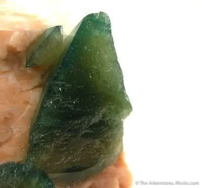 Carbonate-Fluorapatite on Feldspar - image 3