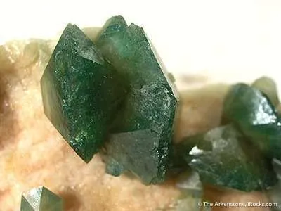 Carbonate-Fluorapatite on Feldspar - image 3