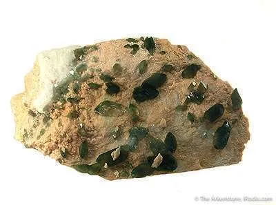 Carbonate-Fluorapatite on Feldspar image