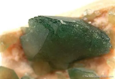 Carbonate-Fluorapatite on Feldspar - image 2
