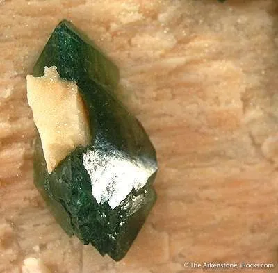 Carbonate-Fluorapatite on Feldspar - image 2