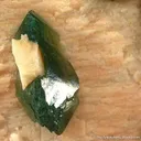 Carbonate-Fluorapatite on Feldspar - image 2