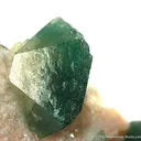 Carbonate-Fluorapatite on Feldspar - image 3