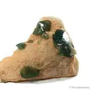Carbonate-Fluorapatite on Feldspar - image 1