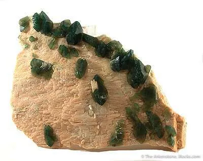 Carbonate-Fluorapatite on Feldspar image