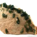 Carbonate-Fluorapatite on Feldspar - image 1