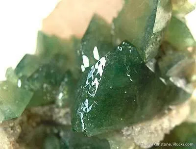 Carbonate-Fluorapatite on Quartz - image 2