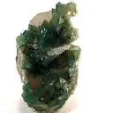 Carbonate-Fluorapatite on Quartz - image 1