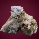 Carletonite on Pectolite - image 1
