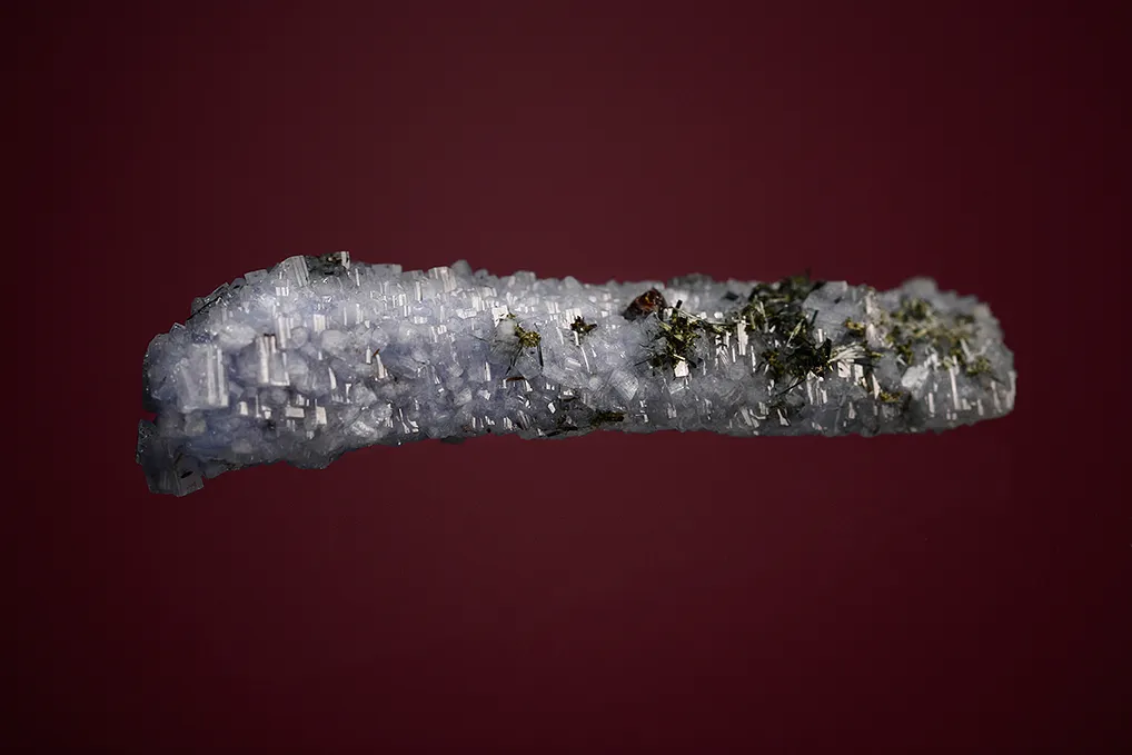 Carletonite on Pectolite - image 4