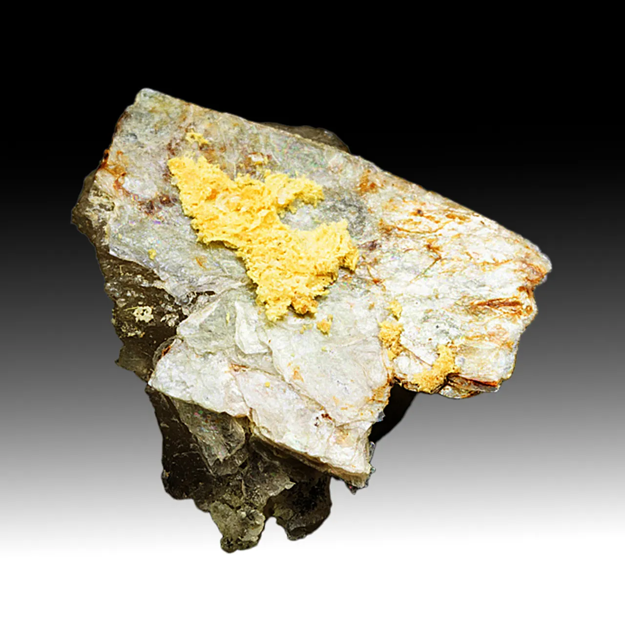 Carlosbarbosaite with Albite - image 1