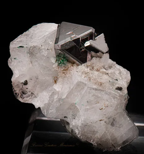Carrolite on Calcite - image 3