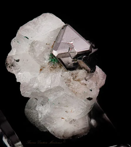 Carrolite on Calcite - image 2