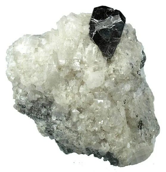 Carrollite, Calcite image