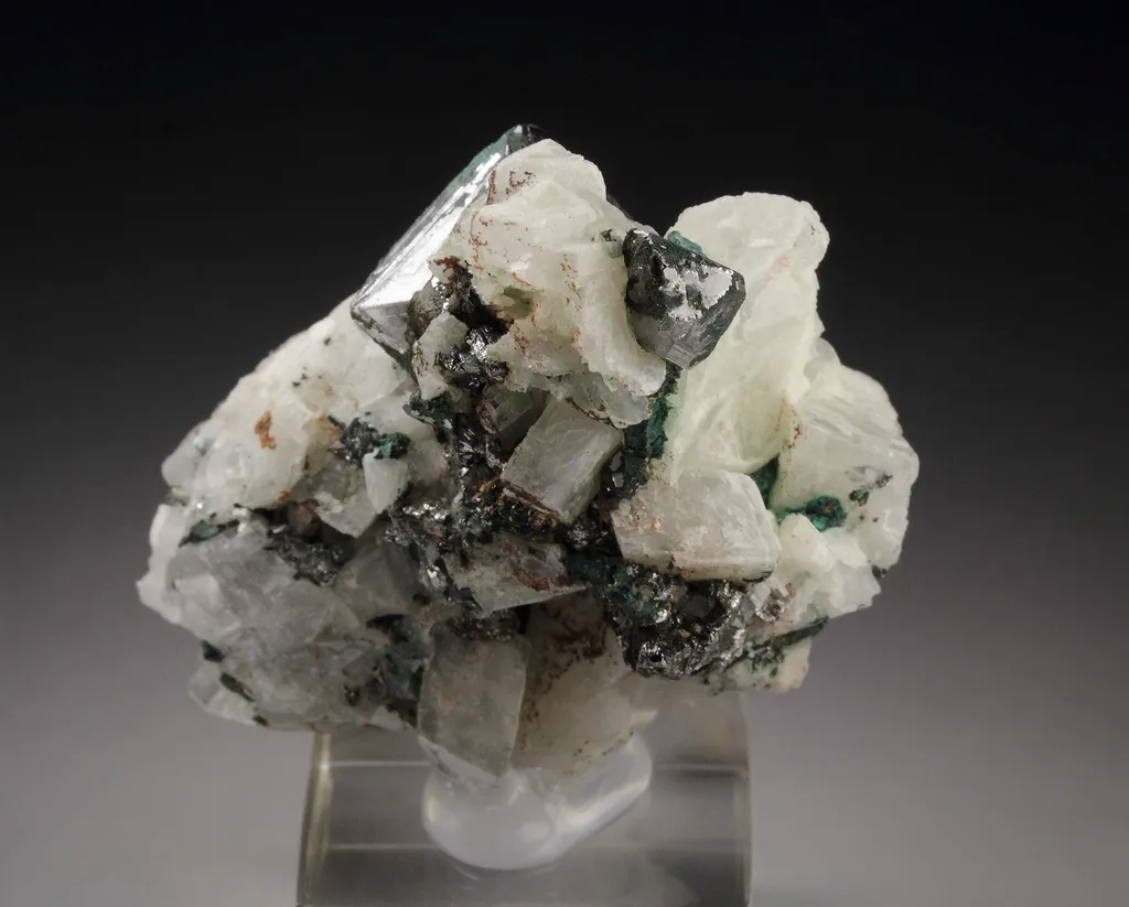 CARROLLITE, CALCITE from DR Congo, Haut-Katanga, Kambove Territory, Kambove, Kamoya, Kamoya South II Mine - image 3
