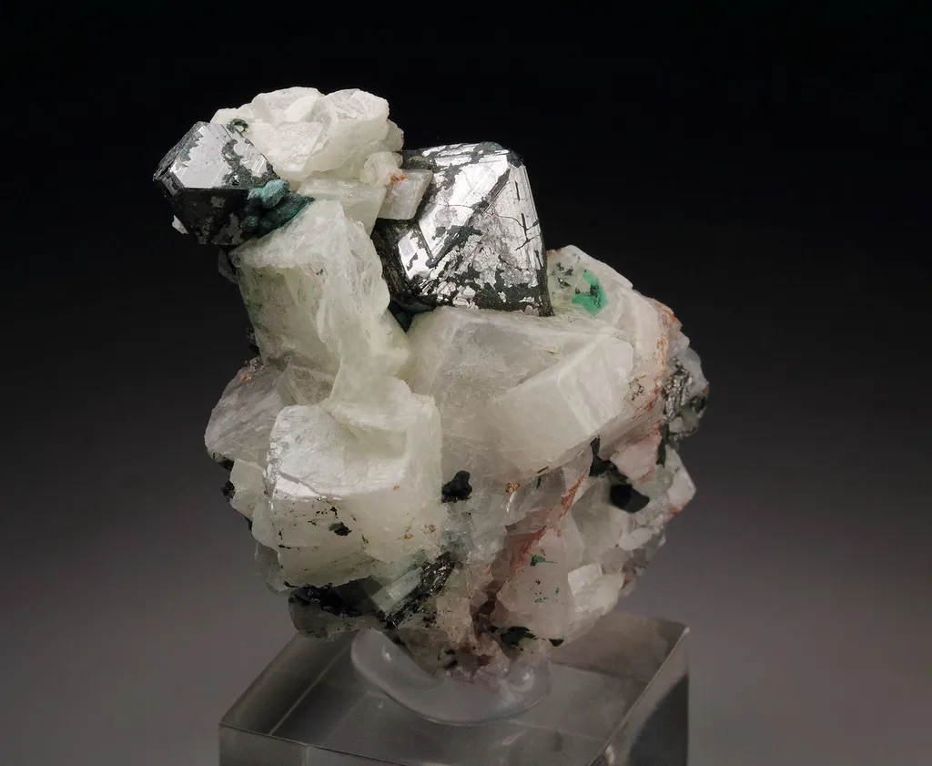 CARROLLITE, CALCITE from DR Congo, Haut-Katanga, Kambove Territory, Kambove, Kamoya, Kamoya South II Mine - image 2