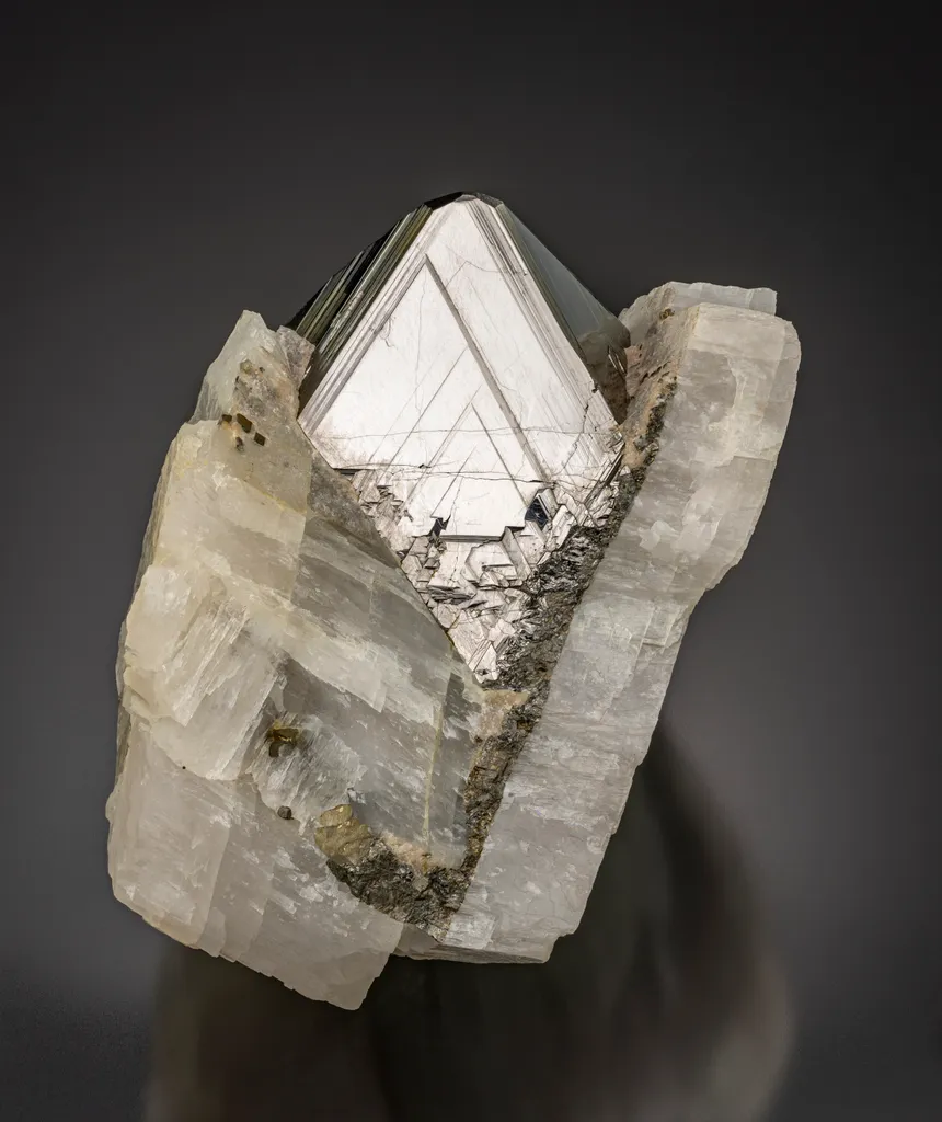 Carrollite in Calcite image