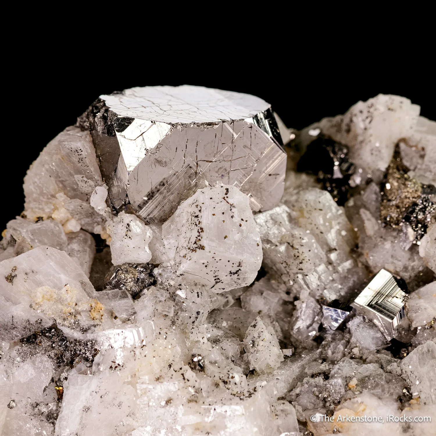 Carrollite on Calcite - image 1