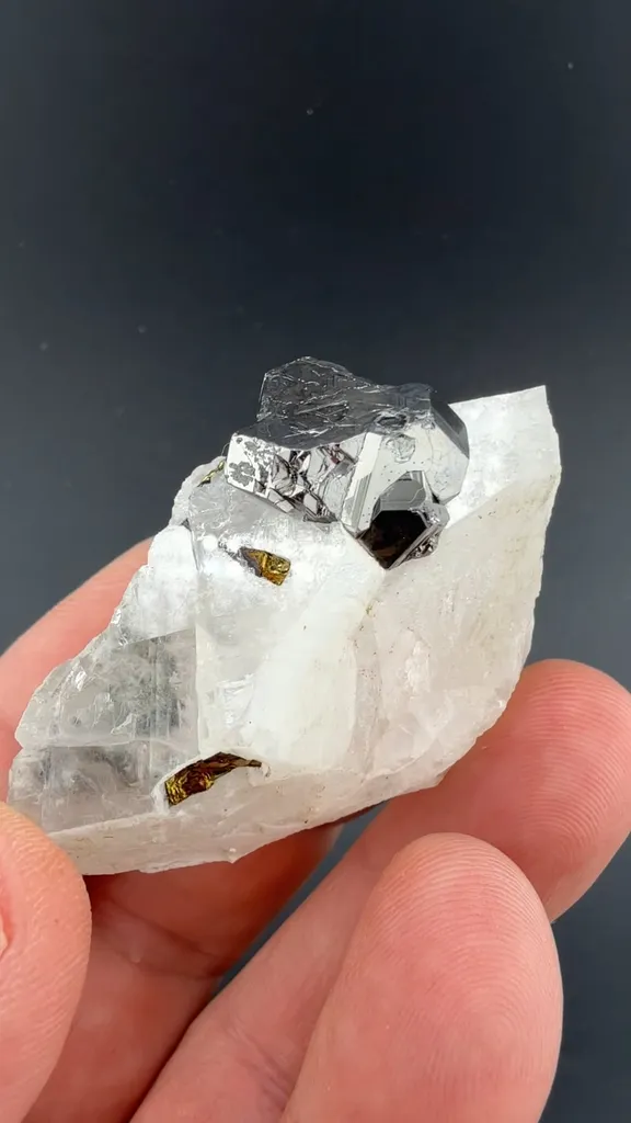 Carrollite with Calcite image