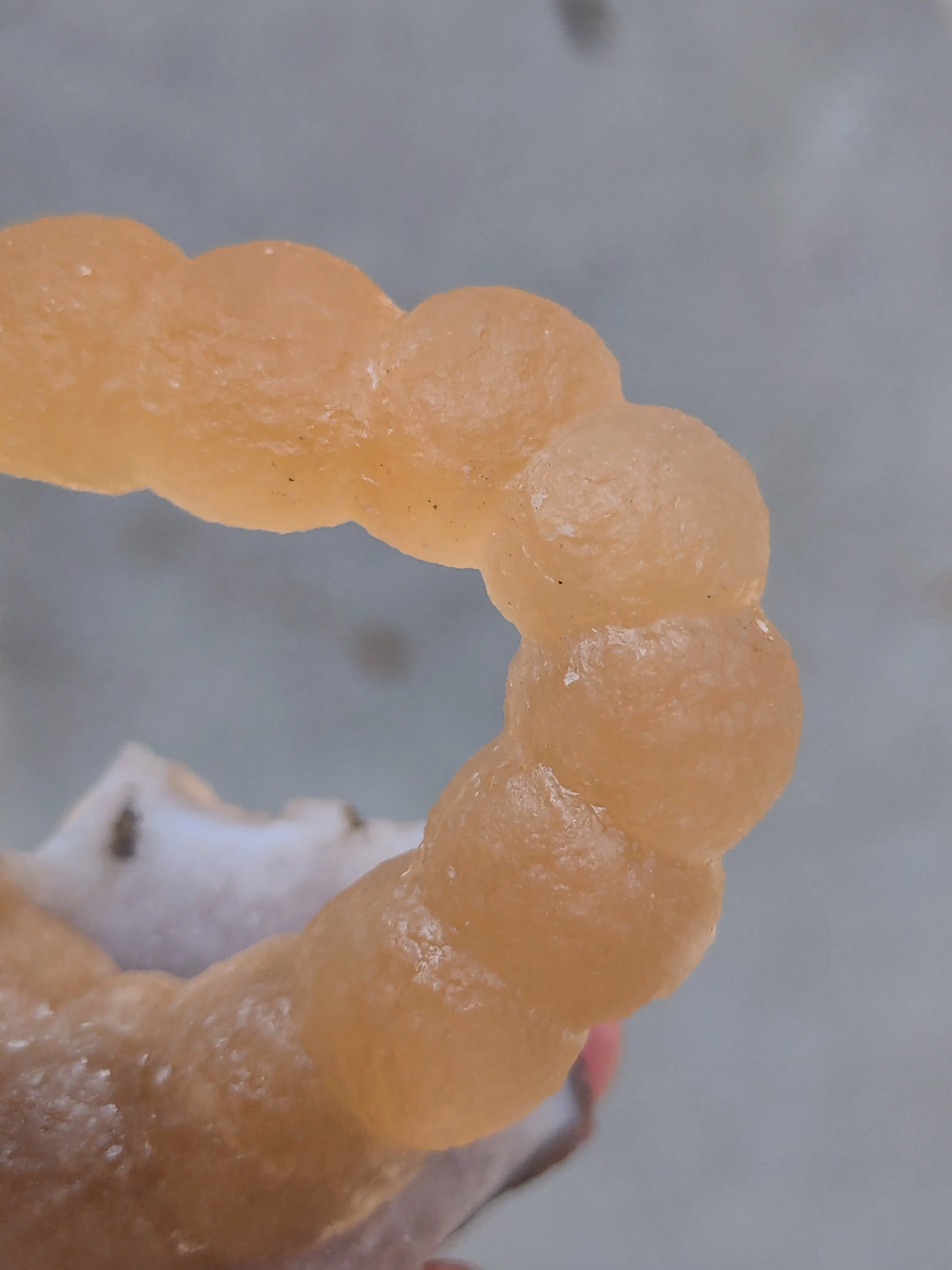 Carved Fluorite Ring on Quartz - image 4
