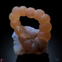 Carved Fluorite Ring on Quartz - image 1