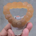 Carved Fluorite Ring on Quartz - image 3