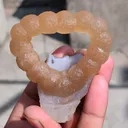 Carved Fluorite Ring on Quartz - image 5