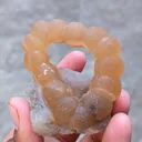 Carved Fluorite Ring on Quartz - image 3