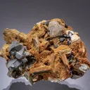 Cassiterite and Fluorite on Zinnwaldite - image 1