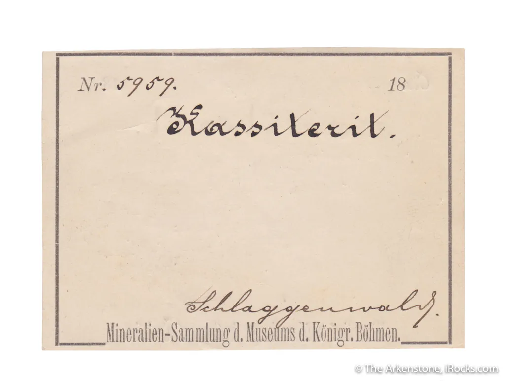 Cassiterite (classic locale, gorgeous labels) - image 8