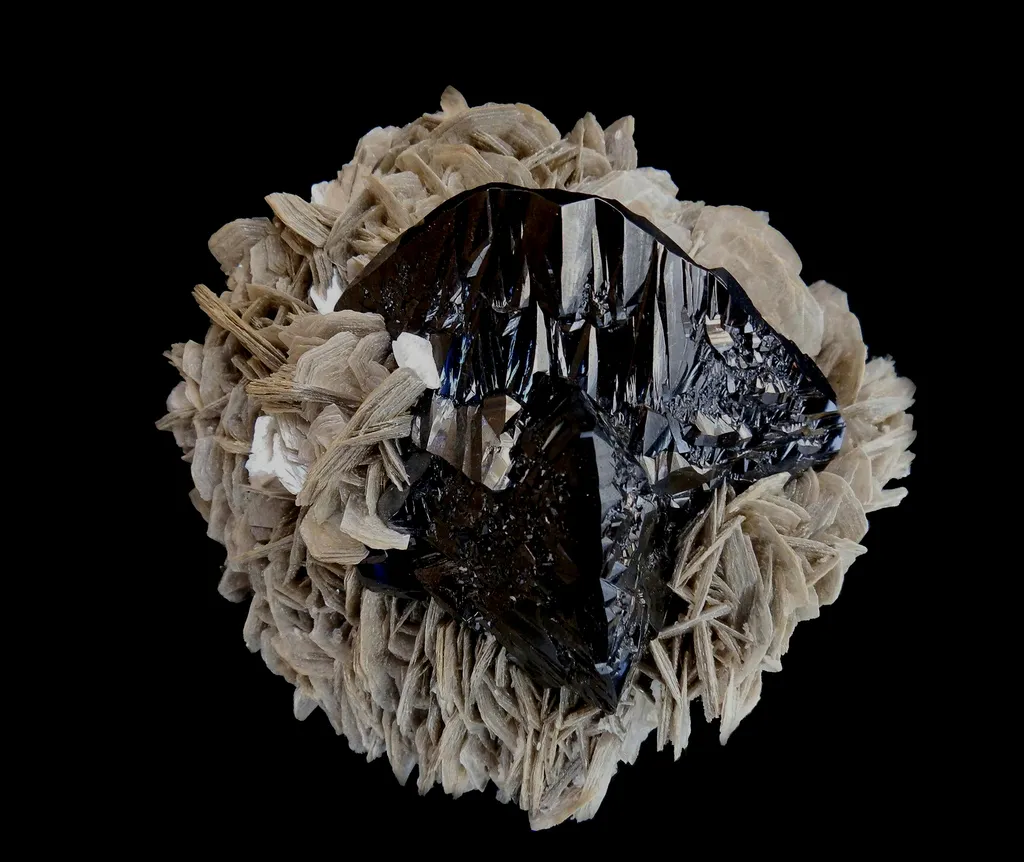 Cassitérite from China, Sichuan, Pingwu Co., Mount Little Xuebaoding image