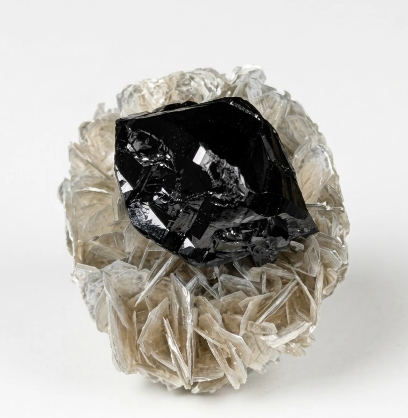 Cassiterite from Sicchan, Mount Xuebaoding, Ngawa Autonomous Prefecture, China image