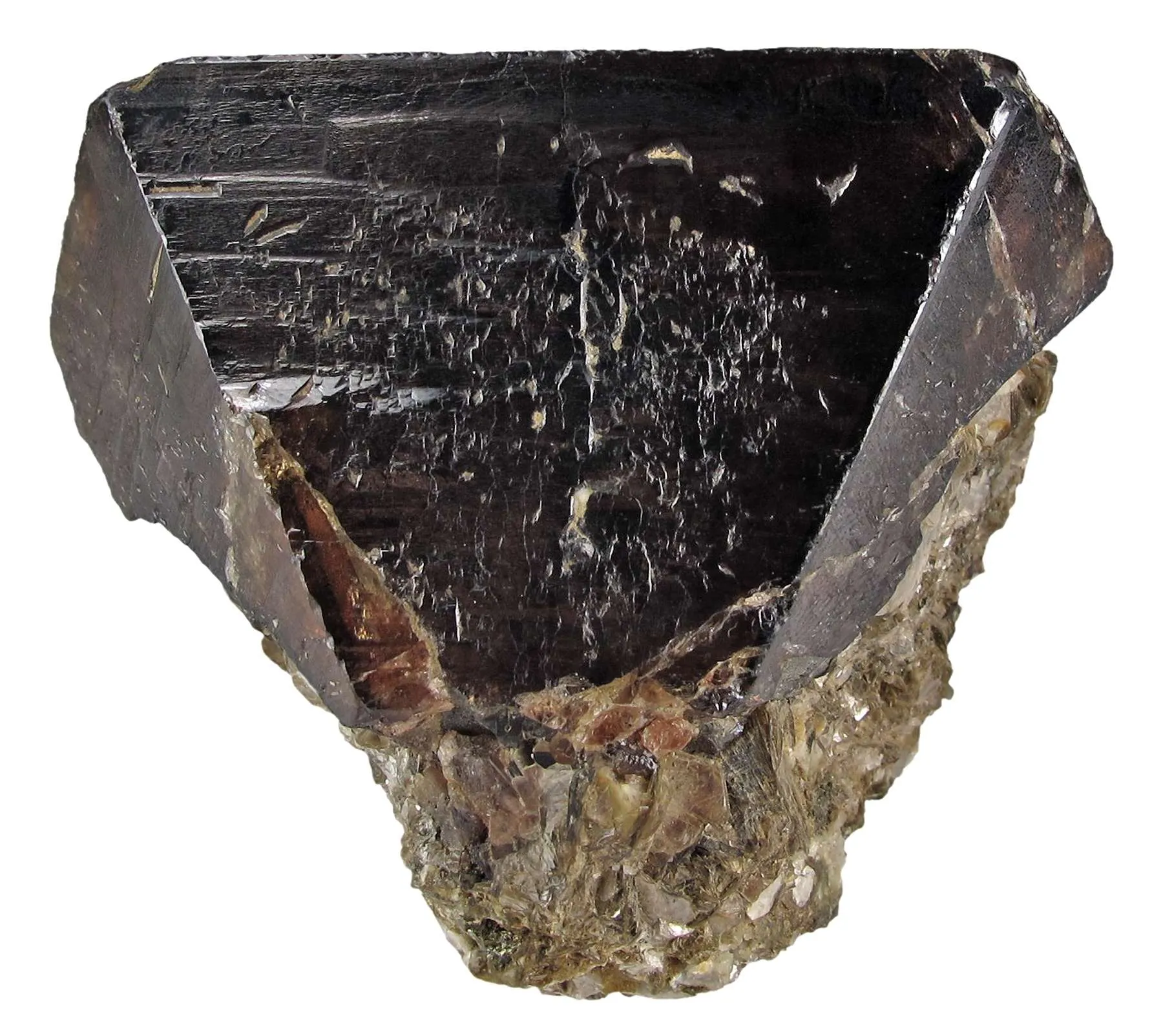 Cassiterite (Huge Crystal For Locality) - image 1