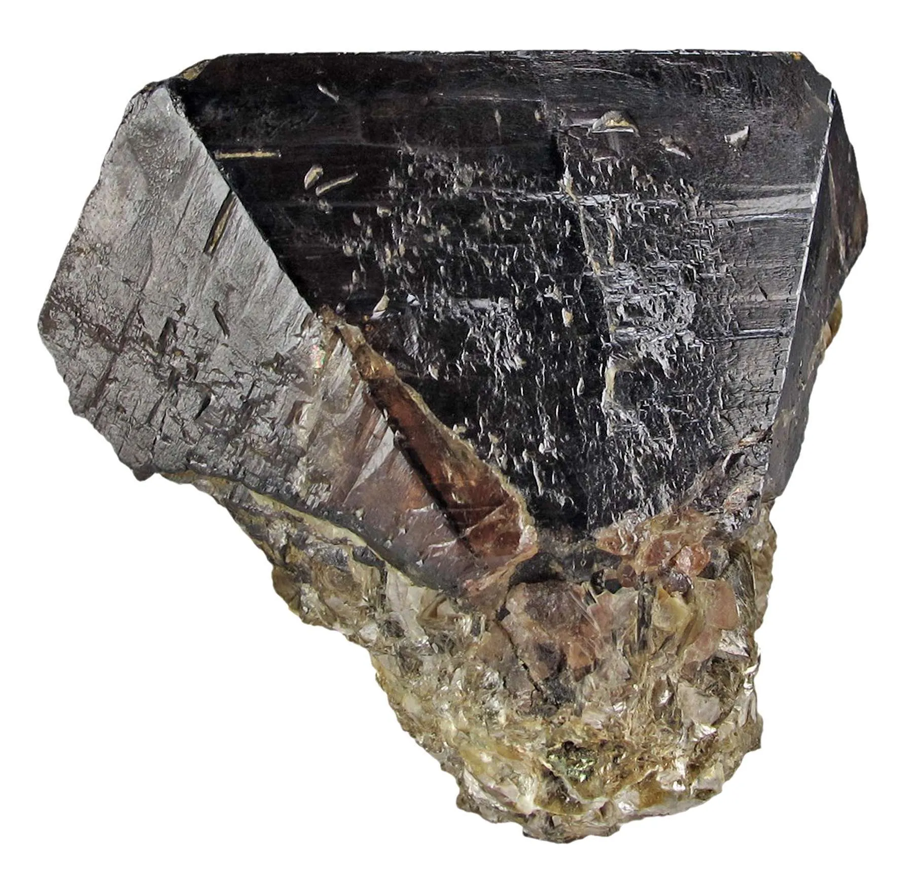 Cassiterite (Huge Crystal For Locality) - image 2