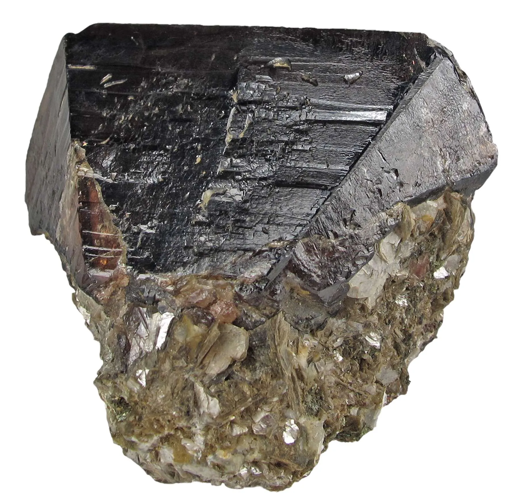 Cassiterite (Huge Crystal For Locality) - image 3