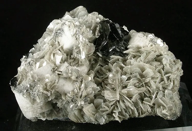 Cassiterite, Muscovite, Albite image