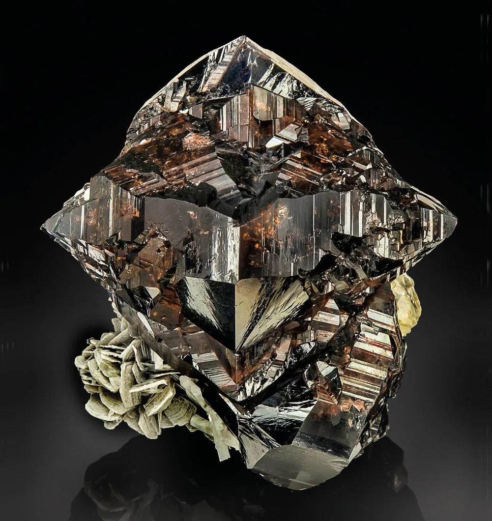 Cassiterite, Muscovite image