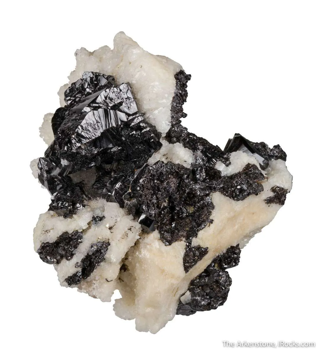 Cassiterite on Albite - image 3