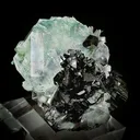 Cassiterite on Beryl Goshénite - image 2