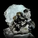 Cassiterite on Beryl Goshénite - image 3
