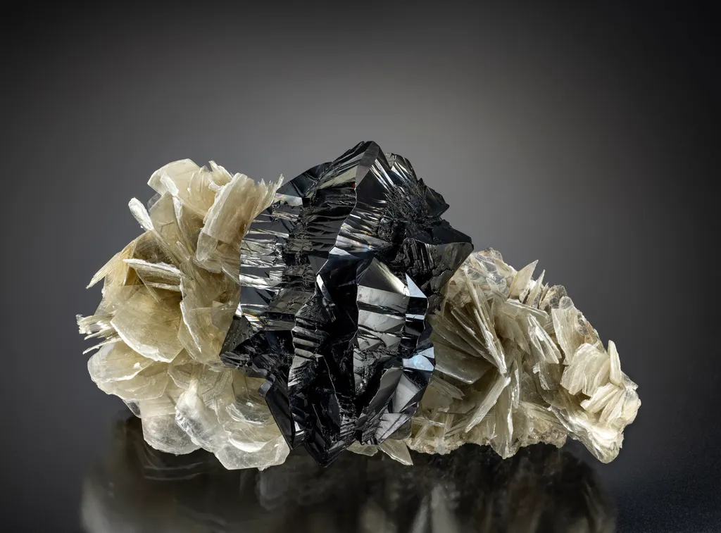 Cassiterite on Muscovite image